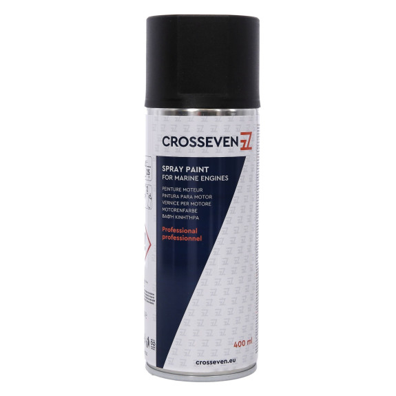 Peinture moteur NOIRE mat aérosol 400 ml