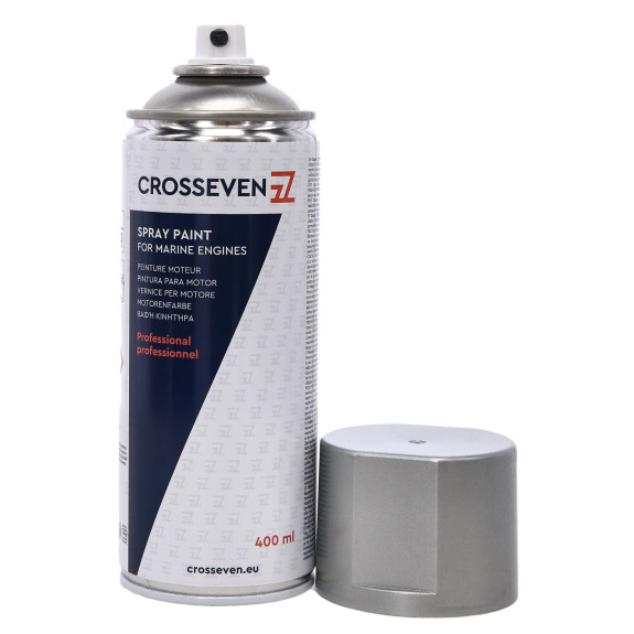 Peinture moteur SUZUKI gris métallisé 1983 à 1986 aérosol 400 ml