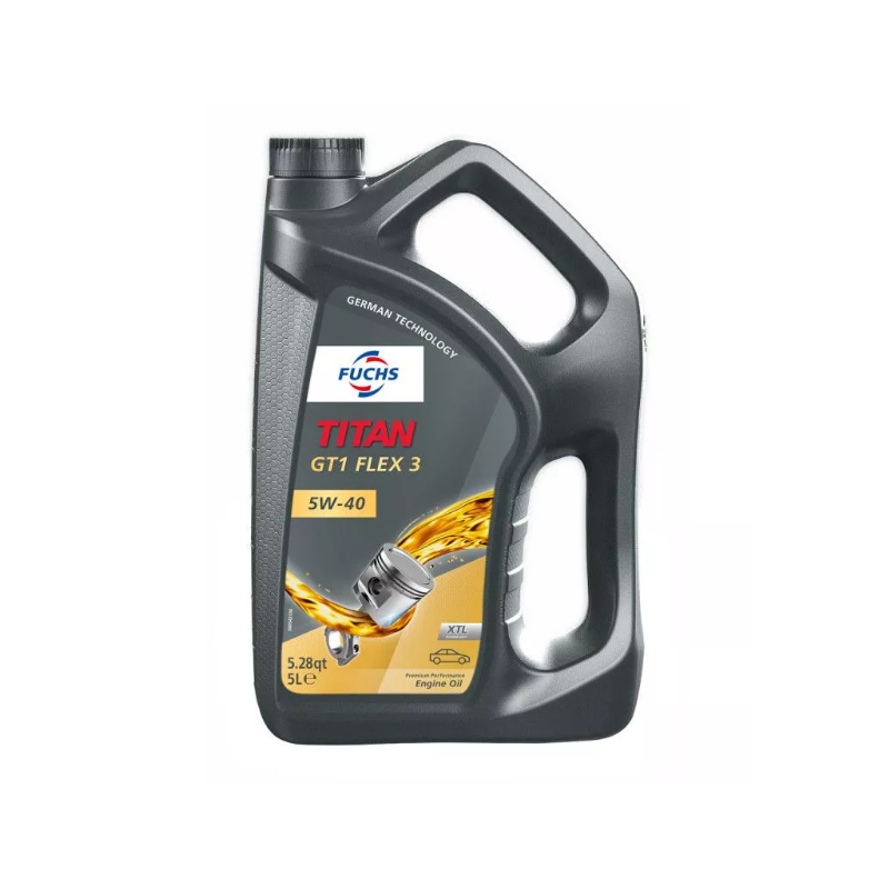 Huile moteur TITAN GT1 FLEX 5W40 - 5 Litre - FUCHS