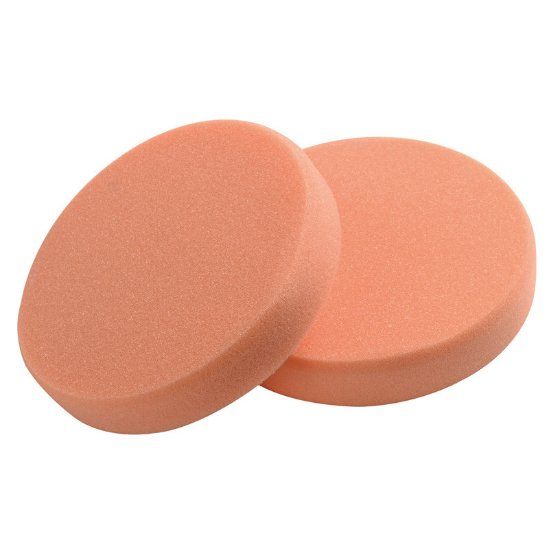 Lot de 2 tampons mousse moyen - rigide pour polisheuse