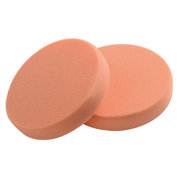 Lot de 2 tampons mousse moyen - rigide pour polisheuse