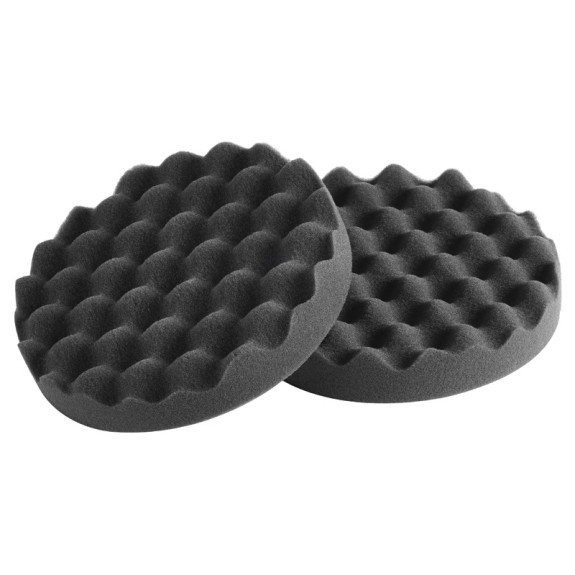 Lot de 2 tampons mousse densité souple pour polisseuse