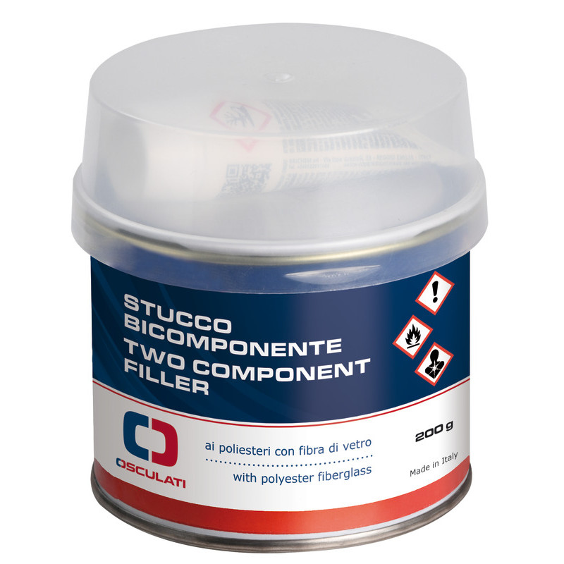 Mastic polyester bi-composants - 200 grs