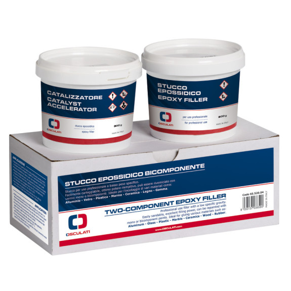 Mastic epoxy bi-composants - 600 grs