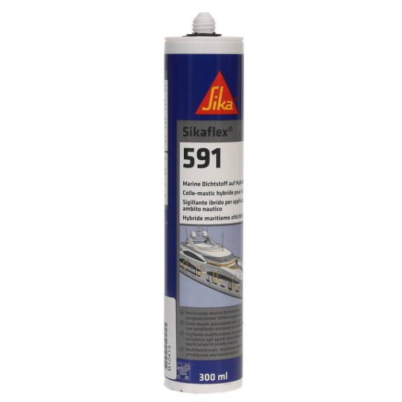 Mastic polymère Sikaflex 591i - Blanc - 310 ml