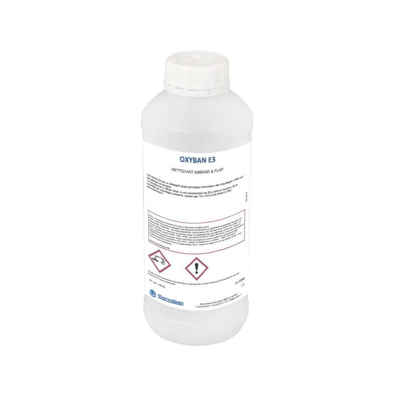 Nettoyant concressions marines embases et flaps - OXYBAN E3 - 1 Litre