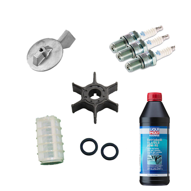 Kit de révision pour moteur Yamaha 75, 85 et 90 cv 2 Temps (1989 à 1996) - PESCARO