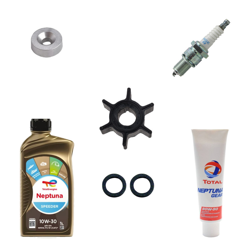 Kit de révision pour moteur Mercury 2.5 et 3.5 CV 4 Temps - PESCARO