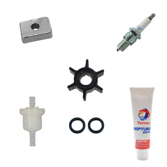 Kit de révision pour moteur Mercury 4 - 5 et 6 CV 4 Temps à partir de 1999 - PESCARO