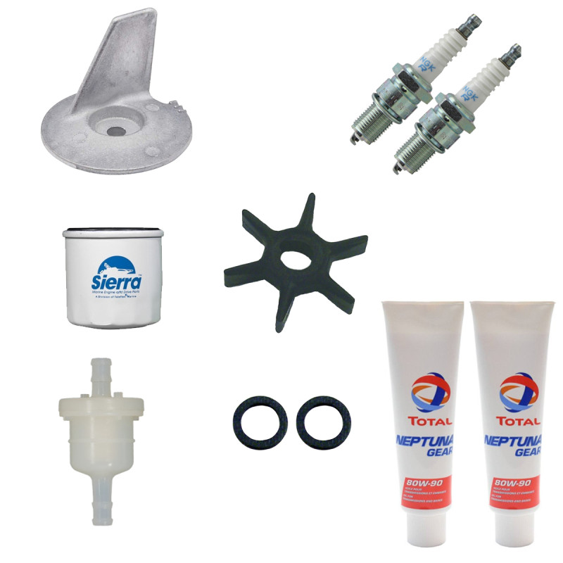 Kit de révision pour moteur Mercury 15 et 20 CV - 4 Temps 2 cylindres (351 CC) - PESCARO
