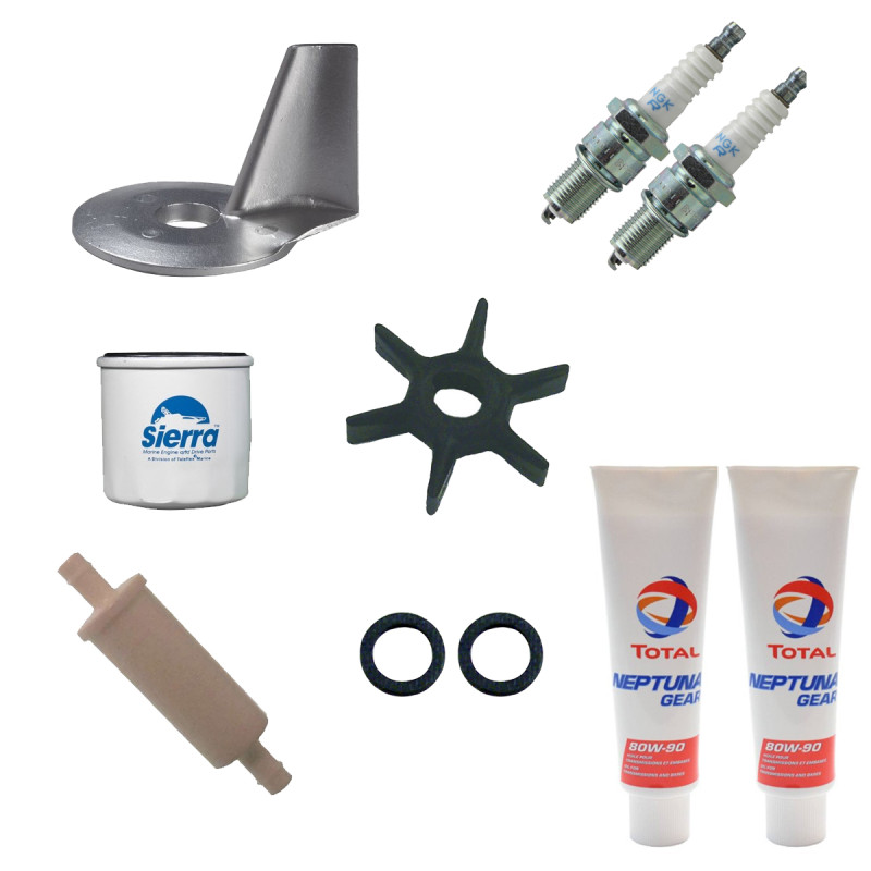 Kit de révision pour moteur Mercury 25 CV - 4 Temps 2 cylindres - PESCARO