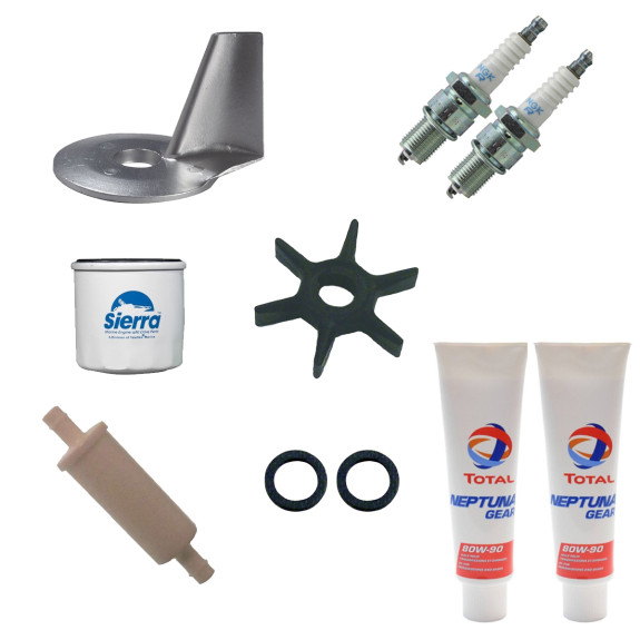 Kit de révision pour moteur Mercury 25 CV - 4 Temps 2 cylindres - PESCARO