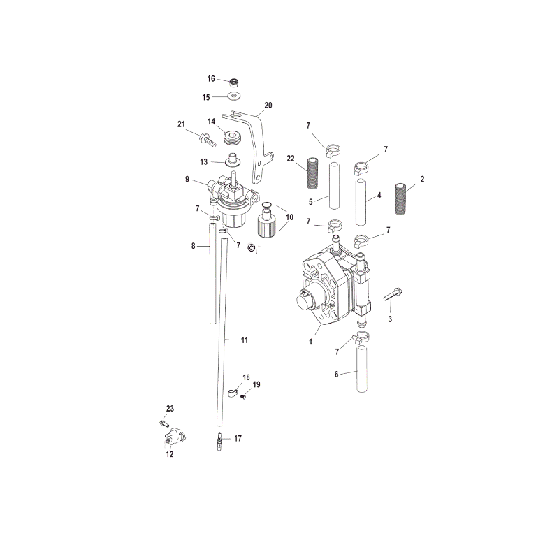 Kit de révision pour moteur Mercury 25 et 30 CV...