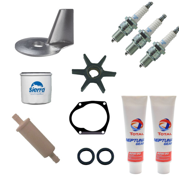 Kit de révision pour moteur Mercury 30 CV - 4 Temps Carburateur - PESCARO