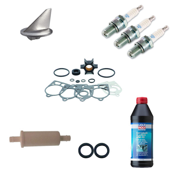 Kit de révision pour moteur Mercury 50 - 60 CV 3 cylindres 2 temps