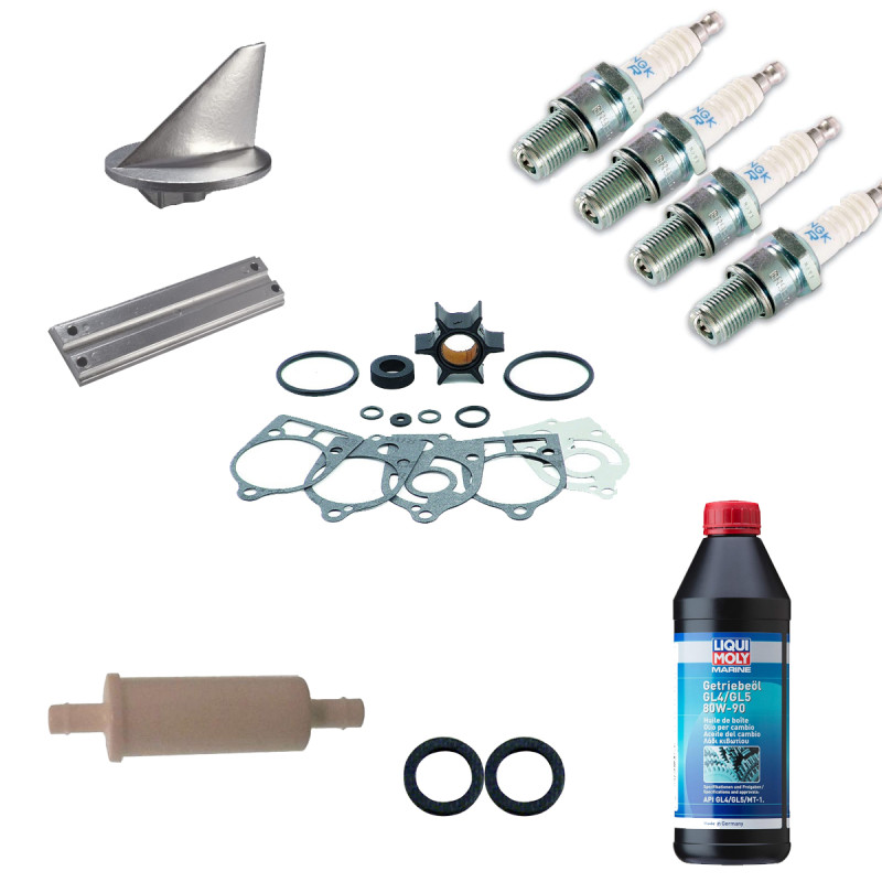Kit de révision pour moteur Mercury 100 - 115 CV - 4 cylindres 2 temps (1988 à 1993)