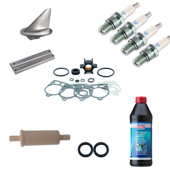 Kit de révision pour moteur Mercury 100 - 115 CV - 4 cylindres 2 temps (1988 à 1993)