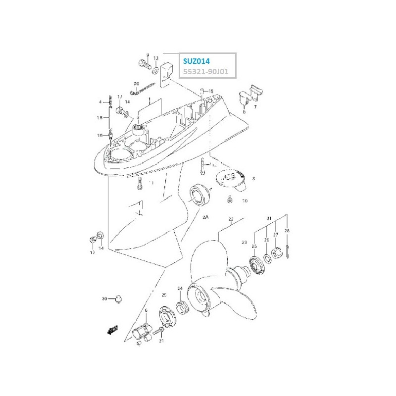 Kit de révision pour moteur Suzuki DF115A et...