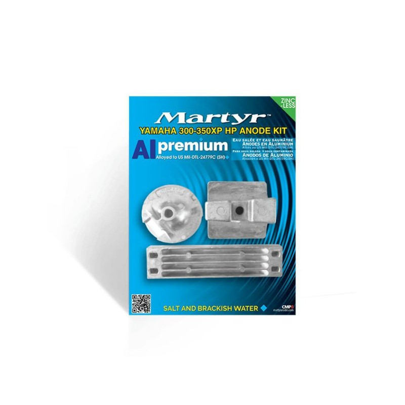 Kit anodes aluminium pour YAMAHA F300 et F350