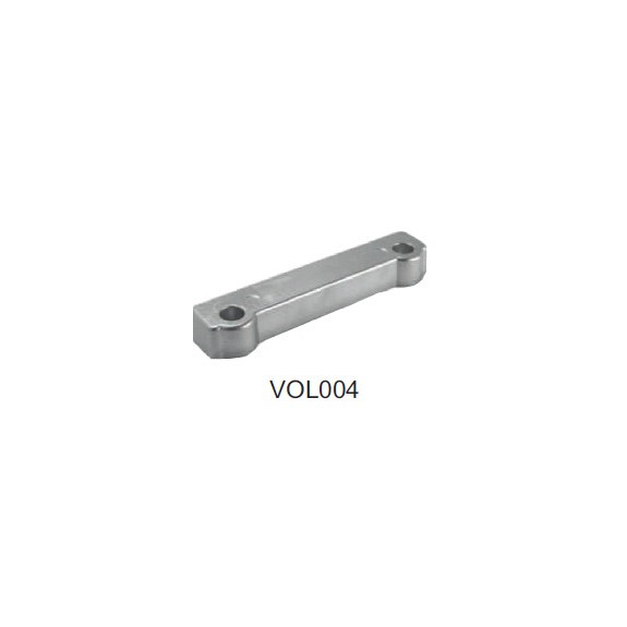 Kit Anodes aluminium pour EMBASE Volvo 280
