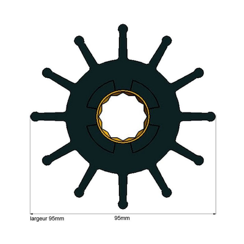 Turbine néoprène pour Volvo D12 - D13 et D16