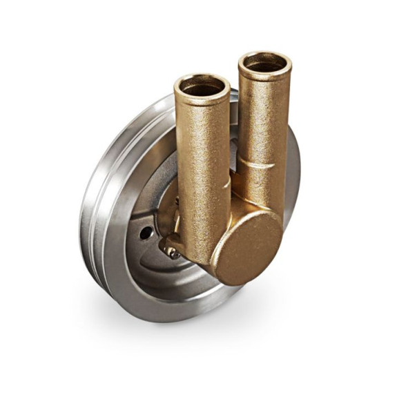 Pompe à eau de mer pour Volvo V6-V8 (4.3L - 5.7L) poulie double piste - JMP