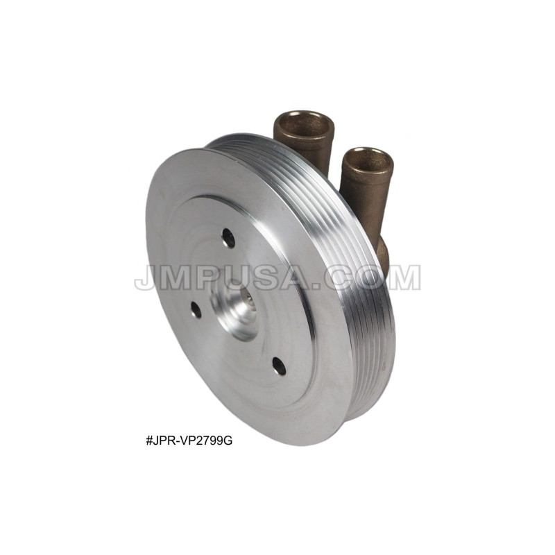 Pompe à eau de mer pour Volvo V6-V8 (3.0L - 5.7L) poulie multipiste - JMP