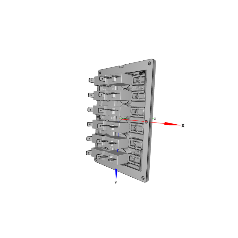 Tableau électrique étanche 4 interrupteurs
