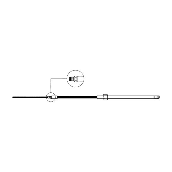 Cable de direction M58 - 9 pieds