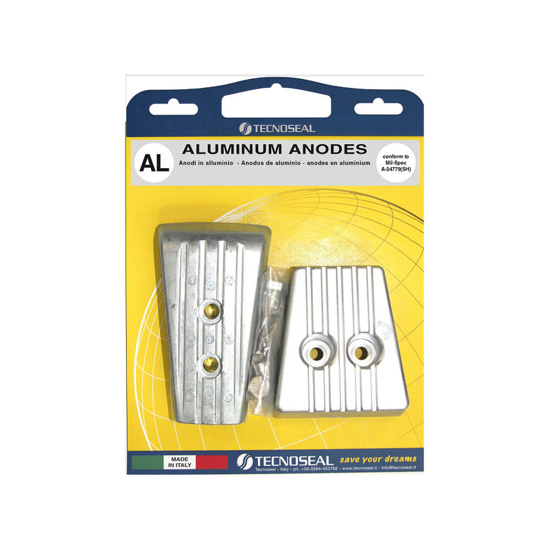 Kit Anodes Aluminium pour Embase Volvo Penta SX-A / DPS-A