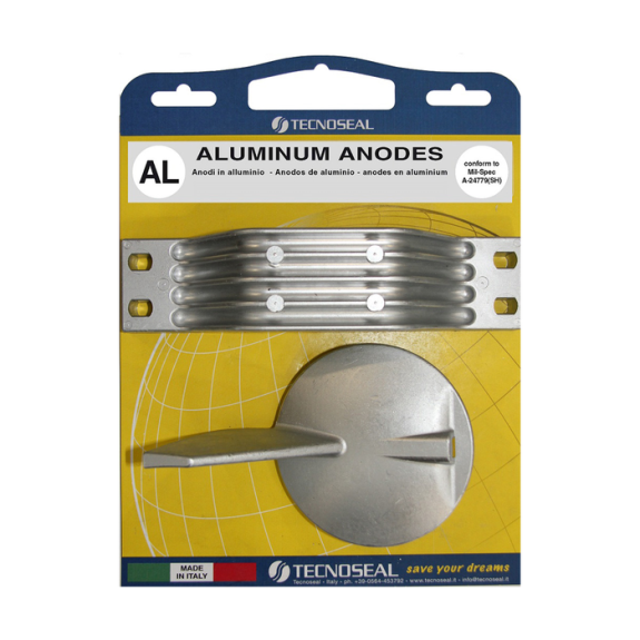 Kit anodes Aluminium Yamaha F150-F225 contre rotation
