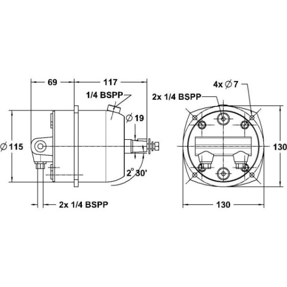 Kit de Direction Hydraulique LS3500 PRO jusqu'à 350 CV - LECOMBLE ET SCHMITT