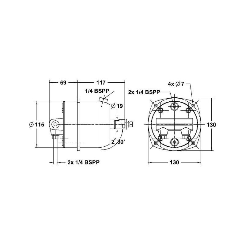 Kit de Direction Hydraulique LS7000 PRO jusqu'à  2X350 CV - LECOMBLE ET SCHMITT