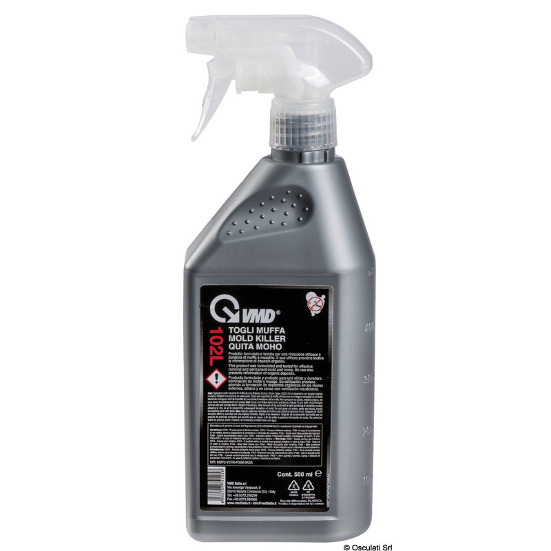 Détachant professionnel moisissures sur tissus - bois - voiles - 500ml