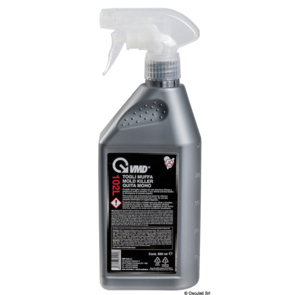 Détachant professionnel moisissures sur tissus - bois - voiles - 500ml