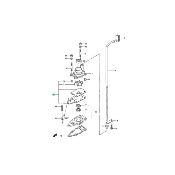Eclté Kit turbine Suzuki DT4 et DT5
