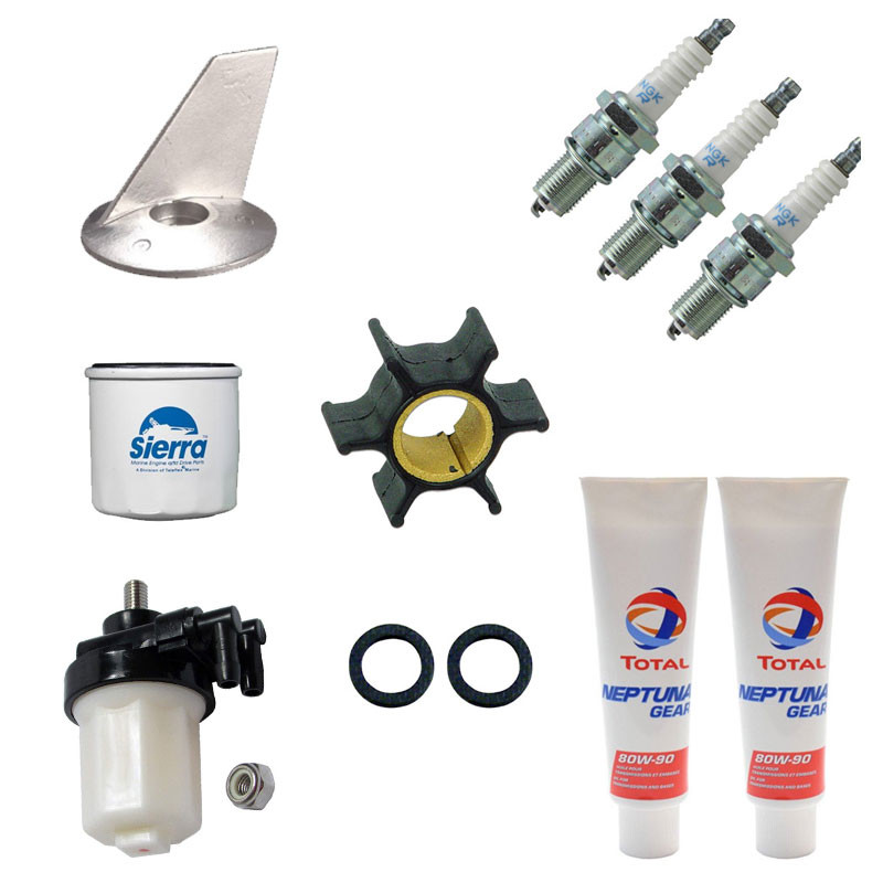 Kit de révision pour moteur Mercury 25 et 30 CV - 4 Temps EFI jusque 2021 - PESCARO