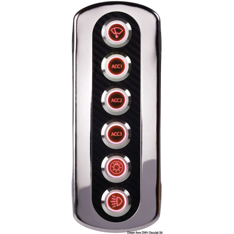 Tableau électrique Flush - Rouge