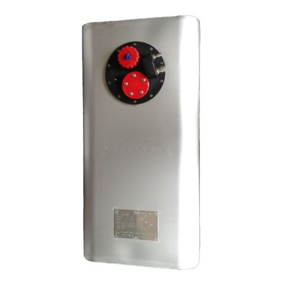Réservoir carburant inox 49 litres plat