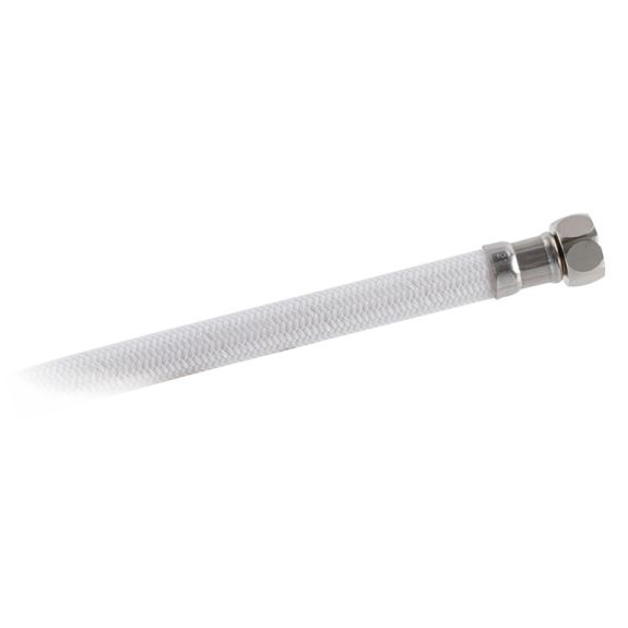 Tuyau douche armé en nylon blanc 2,5 m