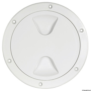 Trappe de visite ronde à vis - 152 mm - blanche