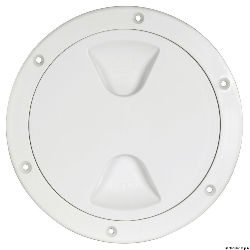 Trappe de visite ronde à vis - 102 mm - blanche