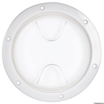 Trappe de visite ronde à vis - 203 mm - transparente