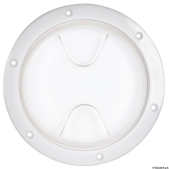 Trappe de visite ronde à vis - 203 mm - transparente