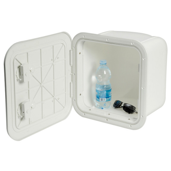 Caisson blanc avec trappe 375 x 375 mm