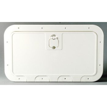Caisson blanc avec trappe 595 x 345 mm 2