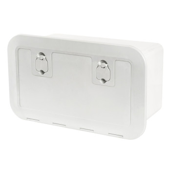 Caisson blanc avec trappe 600 x 350 mm 2