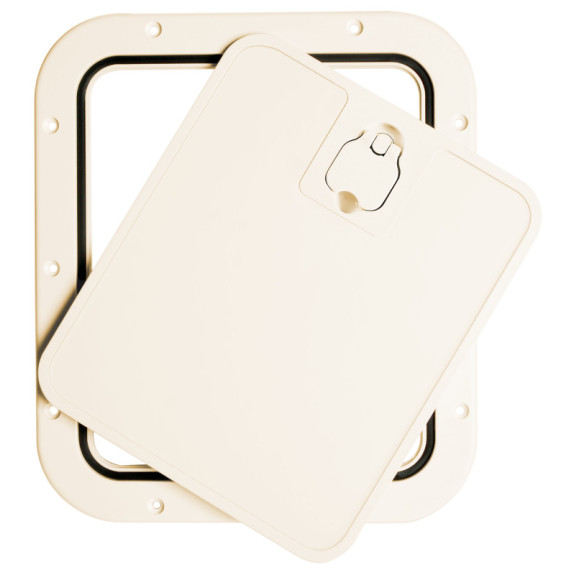 Trappe d'inspection amovible 305 x 355 mm - crème