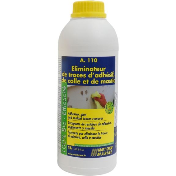 Eliminateur de traces d'adhésif et de colle - A.110 - Bidon de 500 ml