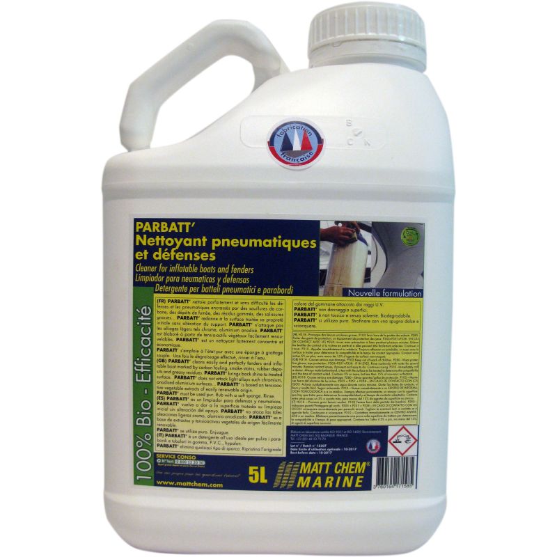 Nettoyant défenses et pneumatiques - PARBATT - 5 L